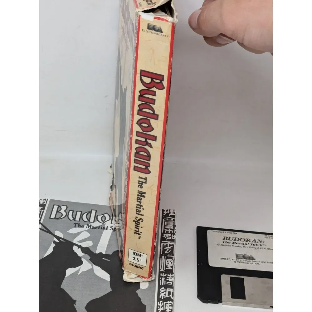 Budokan The Martial Spirit Big Box‎ IBM PC Game MS-DOS 3.5